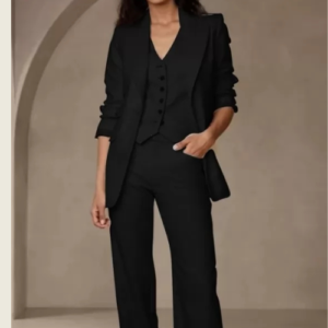 Black Three-piece Suit