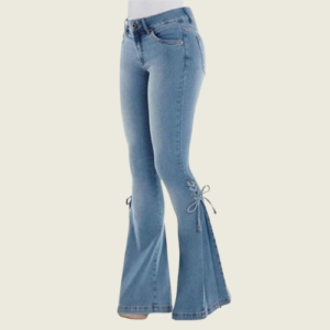 Bell-bottom Bow Jeans